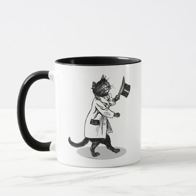 Mug Cool Top Hat Chat (Gauche)