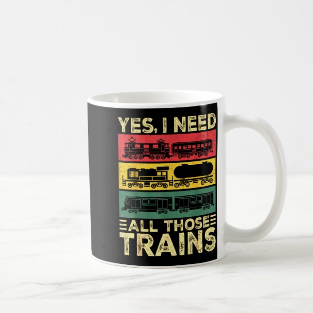 Mug Cool Train Model Funny Train Railroad  (Droite)