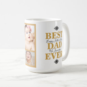 Mug Cool White Gold Meilleur papa Jamais Fête des père