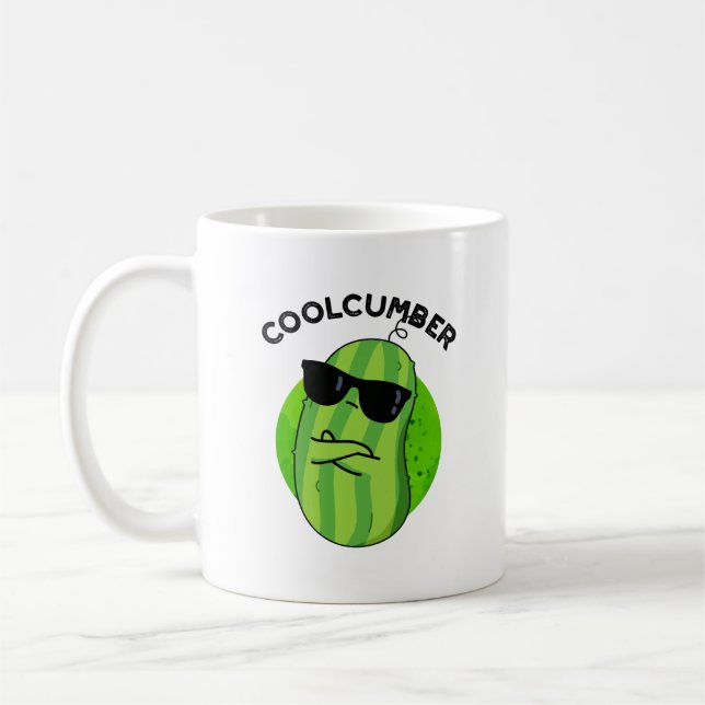 Mug Coolcumber Fundy Veggie Cucumber Pun (Gauche)