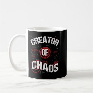 Mug Coordinateur Chaos Créateur Occupé papa ou maman E