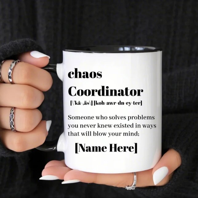 Mug Coordinateur du Chaos (Créateur téléchargé)