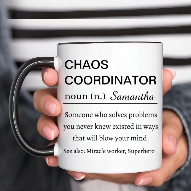 Mug Coordonnateur de chaos (Créateur téléchargé)