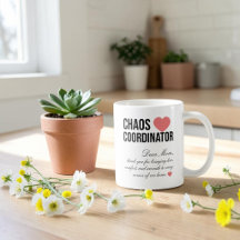 Coordonnateur de chaos Cadeau unique personnalisé