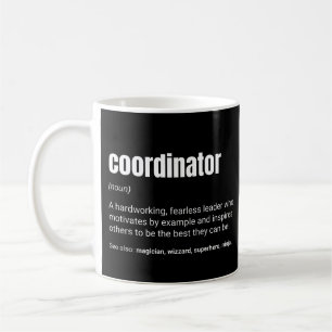 Mug Coordonnateur Définition du travail inspiré