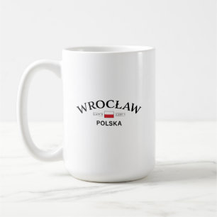Mug Coordonnées polonaises de Wroclaw Polska (Pologne)