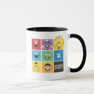 Mug Copains de Rue Sésame   Blocs de couleur