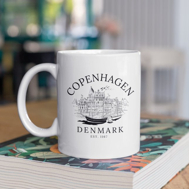 Mug Copenhagen Denmark Landscape (Créateur téléchargé)