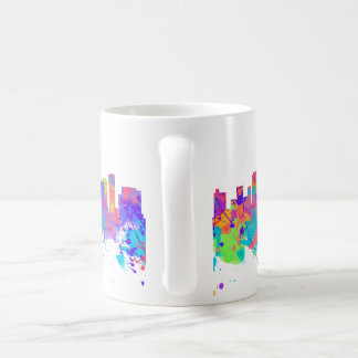 Mug Copie d'art d'aquarelle de l'horizon de Seattle