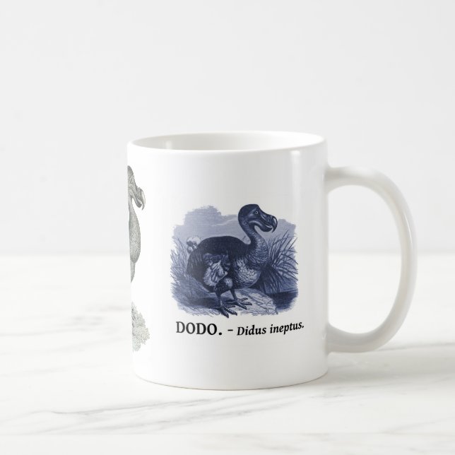 Mug Copie d'oiseau de dronte (Droite)