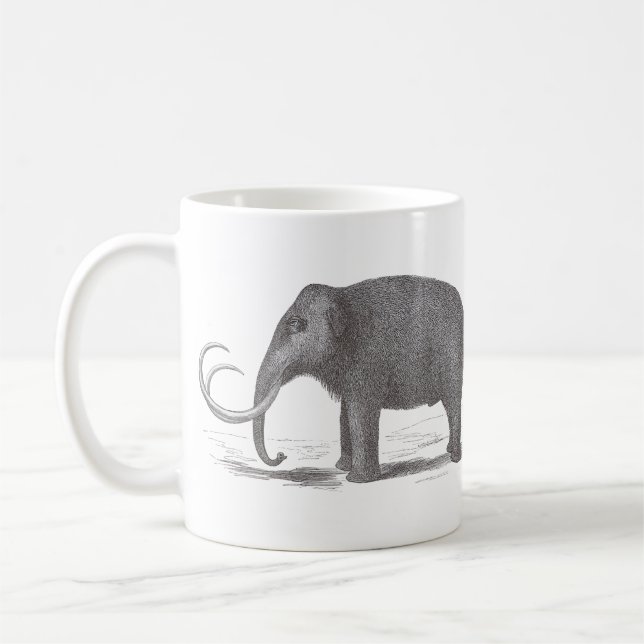 Mug Copie éteinte d'antiquité de mastodonte de (Gauche)
