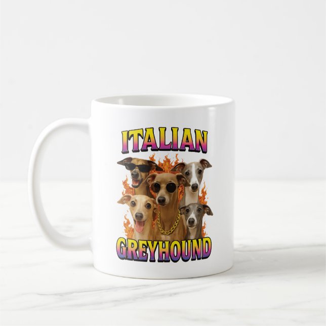 Mug Copie Lévrier Italien (Gauche)