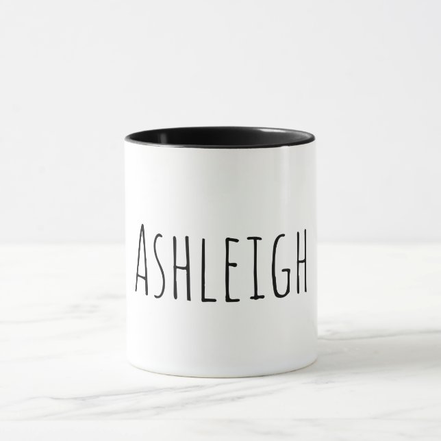 Mug Copie personnalisée avec votre nom (Centre)