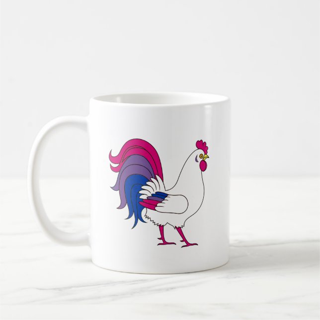 Mug Coq bisexuel (Gauche)