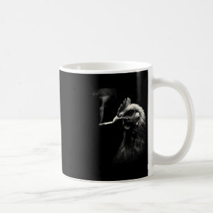 Mug Coq Cool Fumant Une Cigarette Graphique D'Art
