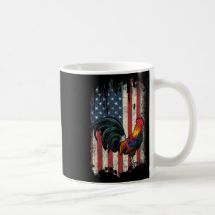 Mug Coq de combat Drapeau Américain Poule