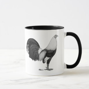 Mug Coq de combat gris à ailes de canard