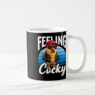 Mug Coq drôle de jeu de mots cool Sungles Swag