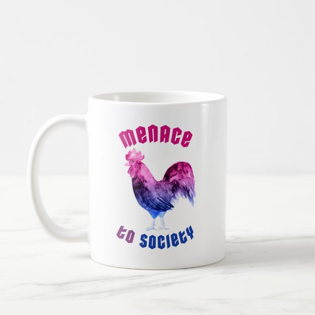 Mug Coq Menace Bisexuelle (Gauche)