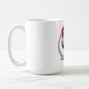 Mug Coq noir et blanc