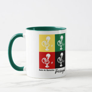 Mug Coq portugais de Barcelos coloré motif