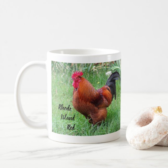 Mug Coq Rhode Island Red  (Avec donut)