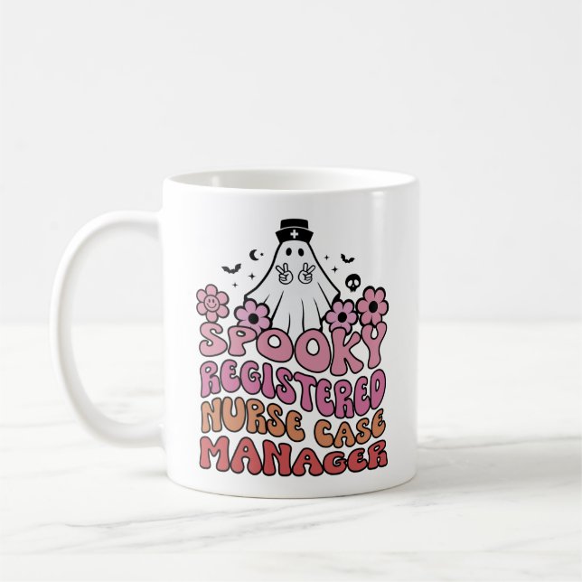Mug Coque éffrayante infirmière autorisée Gestionnaire (Gauche)