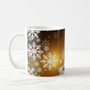 Mug Coque-Mate coque iphone de flocons d'hiver