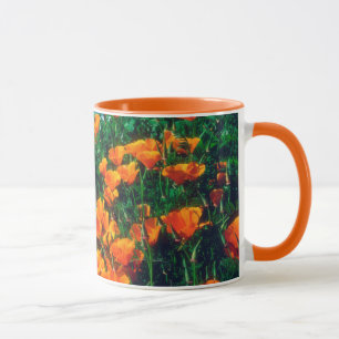 Mug Coquelicots le long de la côte Pacifique près de B