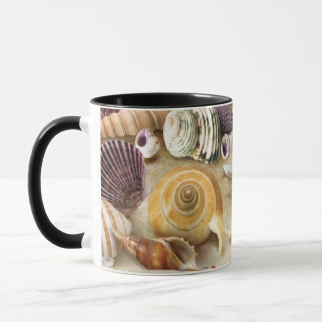 Mug Coques de mer sur la plage (Gauche)