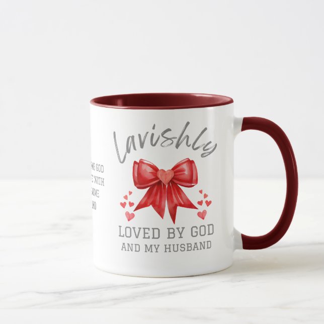 Mug Coquette Bow AMOUREUSEMENT ADORÉE Christian Valent (Droite)