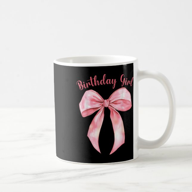 Mug Coquette Bow Anniversaire Filles Esthétiques Fille (Droite)