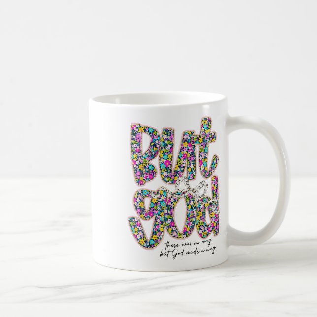 Mug Coquette Bow Bible Jésus Religieux Chrétien Flora (Droite)