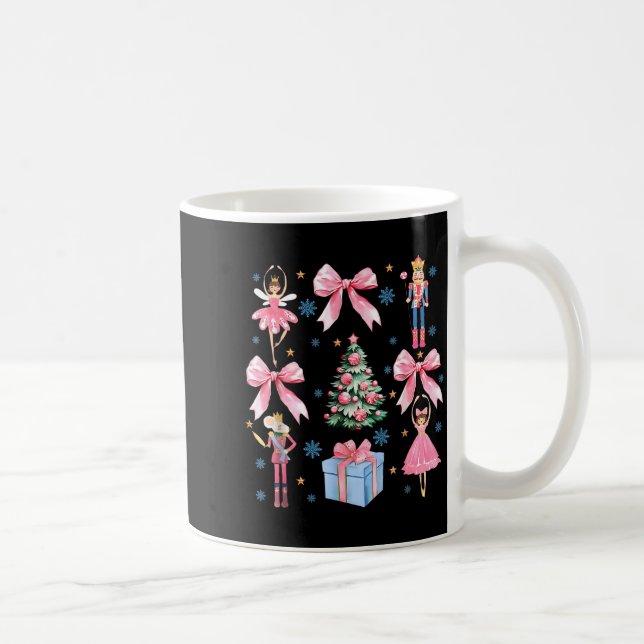 Mug Coquette Bow Christmas Nutcracker Ballet Festive W (Droite)