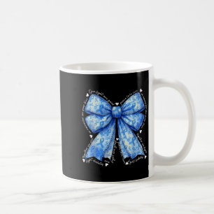 Mug Coquette Bow En Novembre Nous Portons Bleu Pour Le