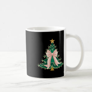 Mug Coquette Bow Pink sapin de Noël Bats Noël Femmes G