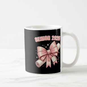 Mug Coquette Bow Senior 2025 Graduation Long Sleeve