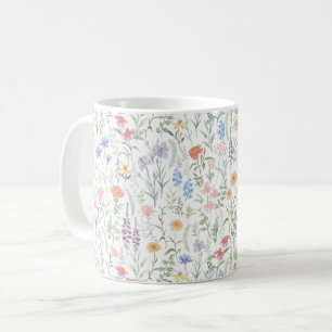 Mug Coquette Feminine Fleur sauvage Meadow