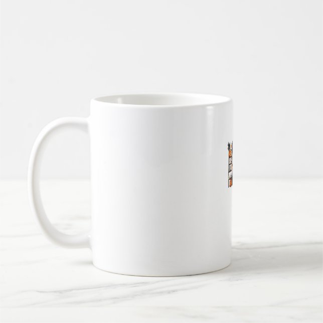 Mug Coquette Halloween Mignon Chat Nœuds Citrouille Ép (Gauche)