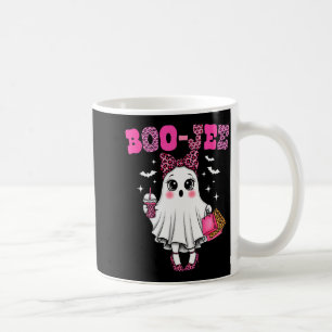 Mug Coquette Léopard Fantôme Café Boo-jee Halloween Bo