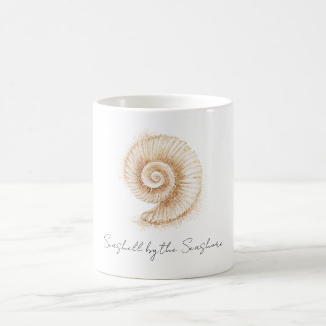 Mug Coquillage au bord de la mer (Centre)