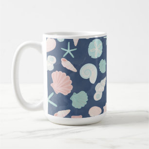Mug Coquillages Côtiers Plage & Océan Design