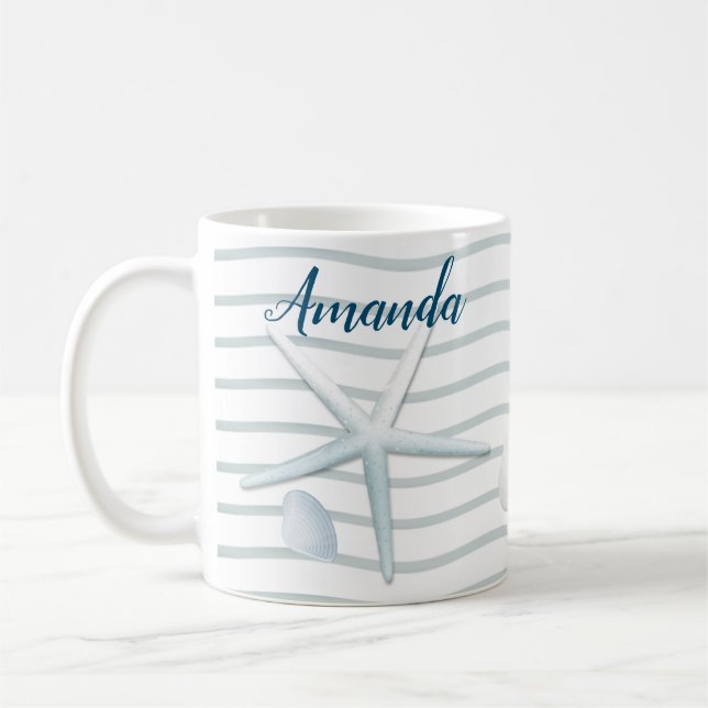 Mug Coquillages et perles (Gauche)