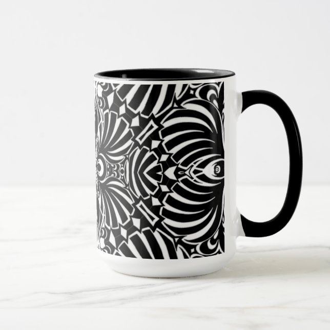 Mug Coquilles abstraites de mer (Droite)