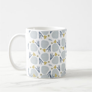 Mug Coquilles de Dollar de Sable Motif de Plage 