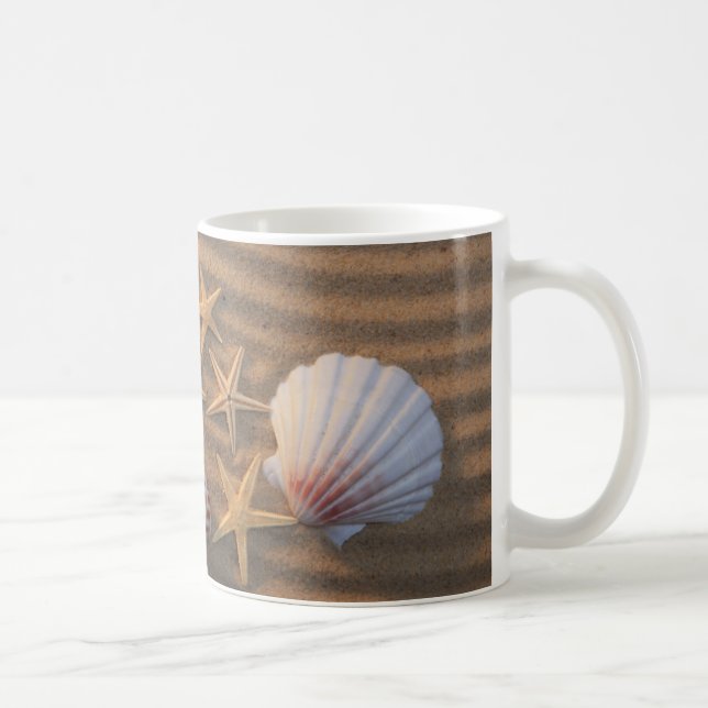 Mug Coquilles et étoiles de mer de mer (Droite)