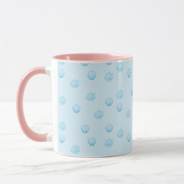 Mug Coquilles Saint-Jacques minimalisme contour (Gauche)