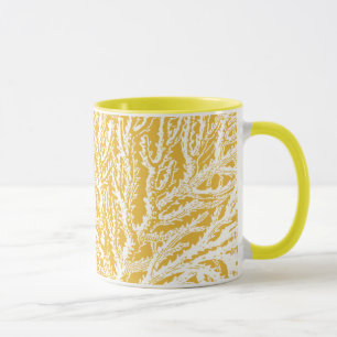 Mug Corail jaune et blanc