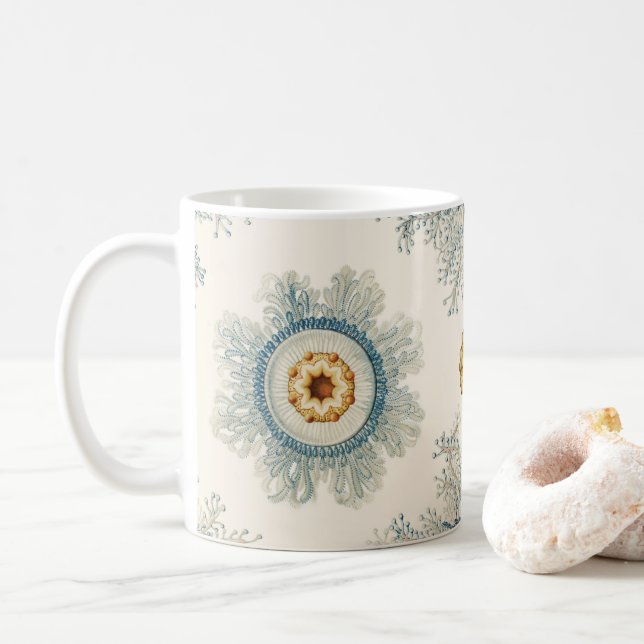 Mug Coral Mandala Motif (Avec donut)