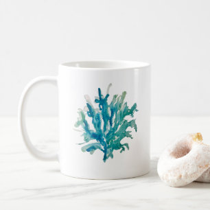 Mug Coral Reef Peinture Sirène Vie Plage Plage Boug
